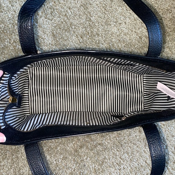 Classic Black Leather Kate Spade Tote Bag - Picture 3 of 14